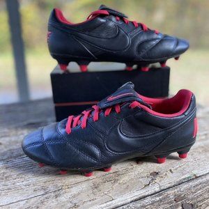 The Nike Premier II‎ FG Black Berry 917803-016 Men Sz 6.5 / Womens Size 8 Cleats